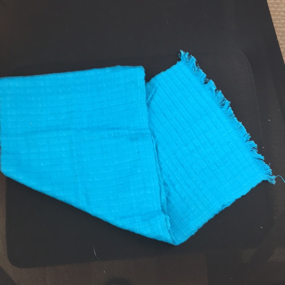 Turquoise Blue Scarf - Picture 1 of 4